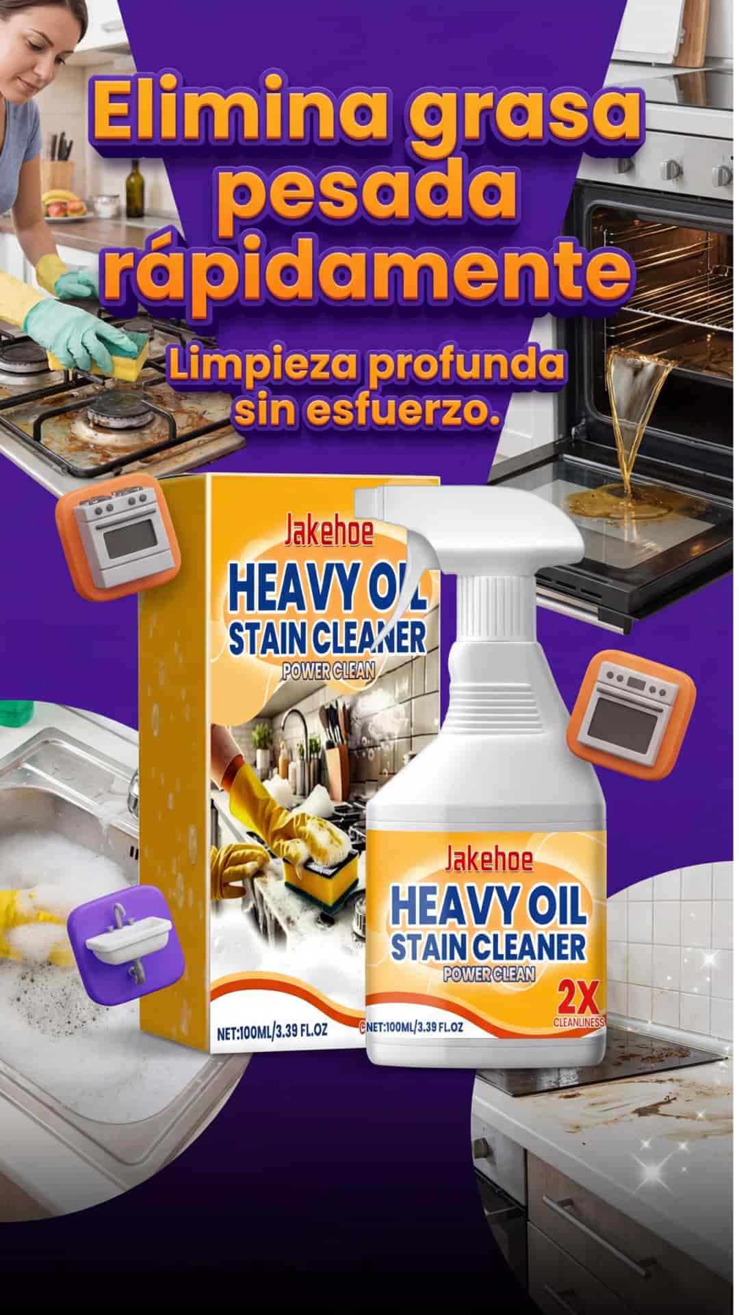 Limpiador Desengrasante Profesional Multi Superficie