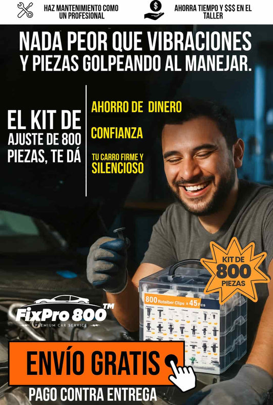 REPARA, AJUSTA Y ASEGURA CUALQUIER PARTE DEL CARRO